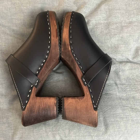 Lotta of Stockholm Black Heel Clog - 39 (EUC) - Picture 6 of 8